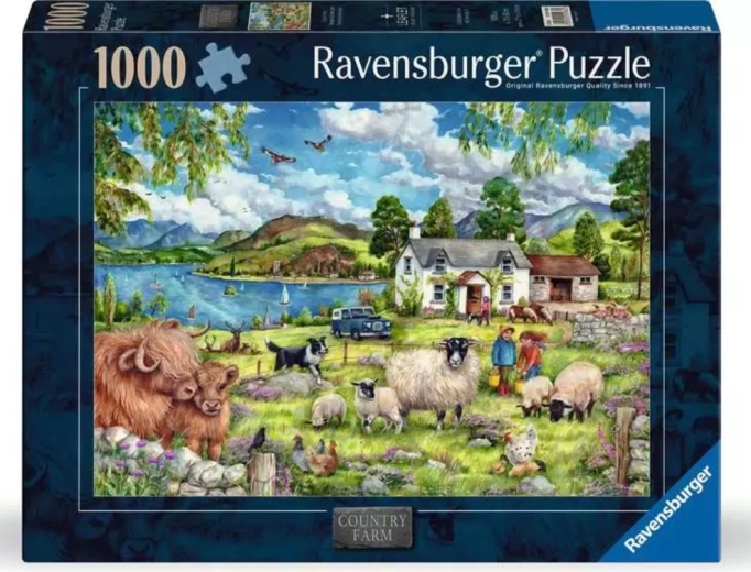 Ravensburger puzzel landelijke boerderij 1000 stukjes