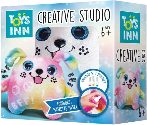 Creatieve set Spray Dye – knuffelhond om in te kleuren