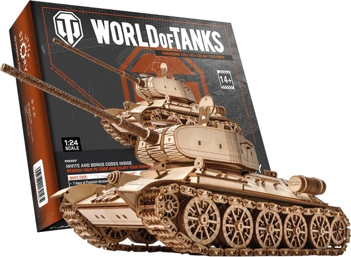 Little Story houten 3D-puzzel World of Tanks T-34-85