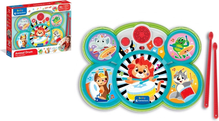 Interactieve kinderdrums BABY CLEMENTONI