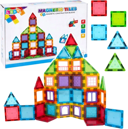 Magnetische 3D-bouwset met 45 onderdelen