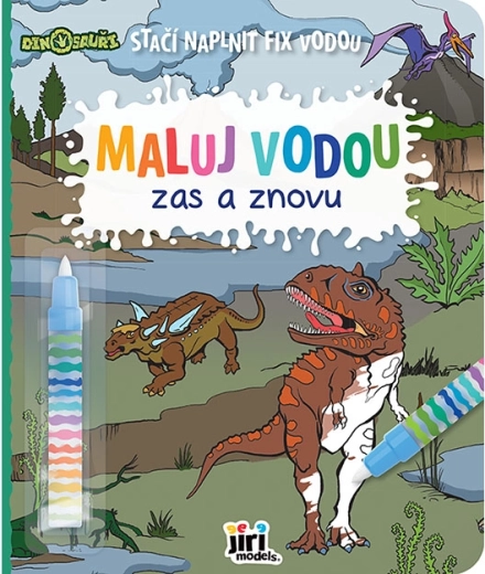 Schilder met water, keer op keer – Dinosaurussen
