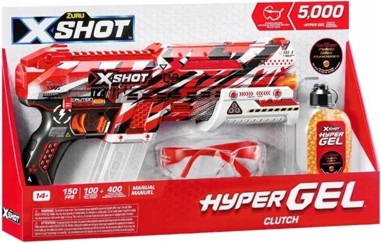 ZURU X-SHOT HyperGel-pistool met 500 gelballetjes