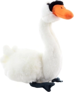 Eco-friendly pluchen zwaan 15 cm