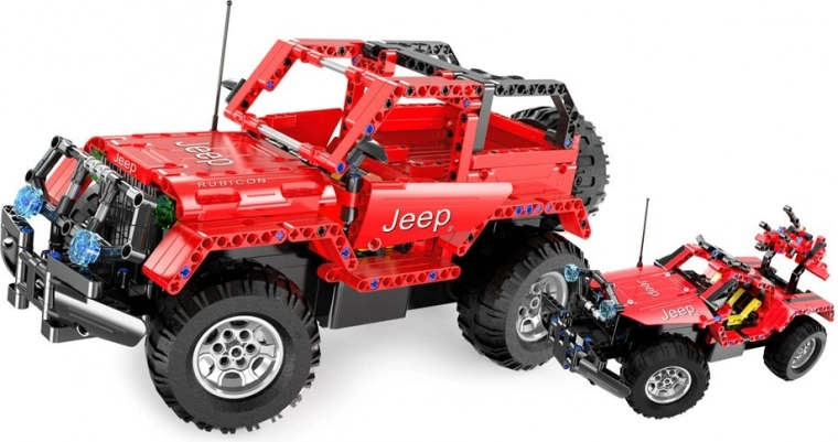 2-in-1 bouwset met realistische functies