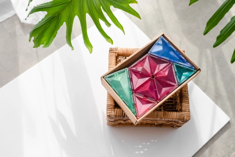 Transparante pastelkleuren voor creatief spel en leren