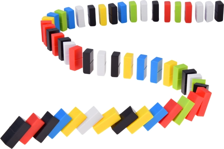 Het domino-effect waar kinderen van houden