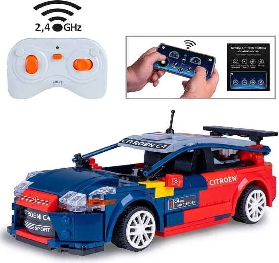 CaDA Citroën C4 WRC 2008 RC-bouwset 1:20