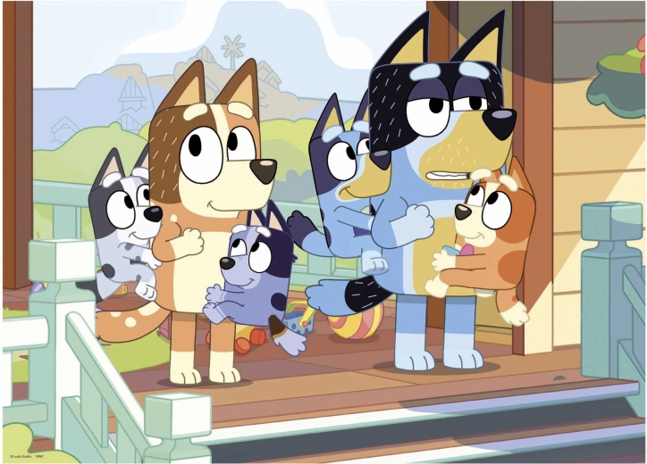 Educa houten puzzel Bluey 100 stukjes