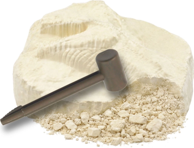 Compacte hamer en beitel voor veilig graven