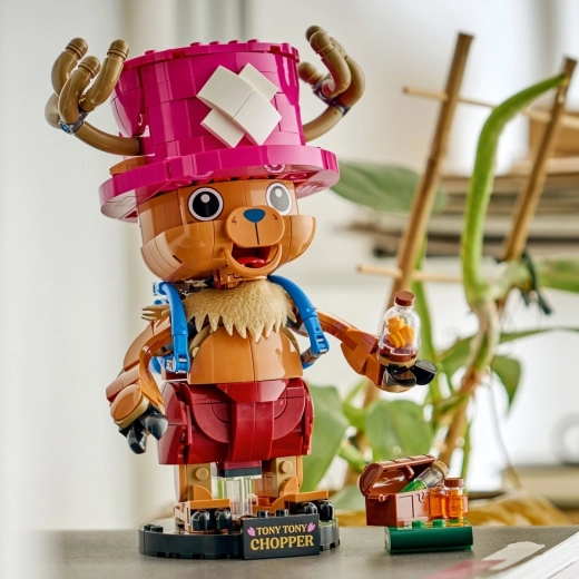 Verstelbare Chopper-figuur op displaystandaard