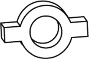 Jamara wielkern voor kinderauto (set van 4 stuks)