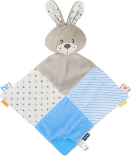 Knuffeldoekje konijn BABY MIX blauw