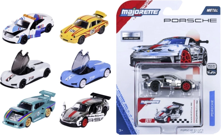 Metalen Porsche Motorsport Deluxe-autootje - 1 stuk