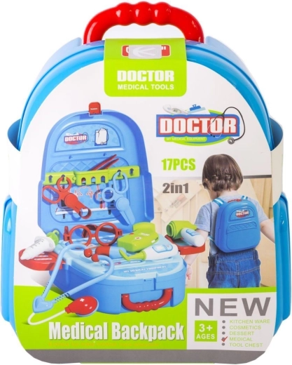 Kinderdoktersset in praktische rugzak - 1 stuk