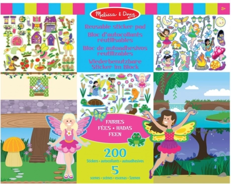 Herbruikbare stickers – feeën