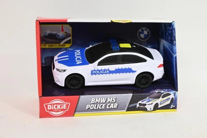 Dickie SOS politieauto BMW M3/M5 15 cm