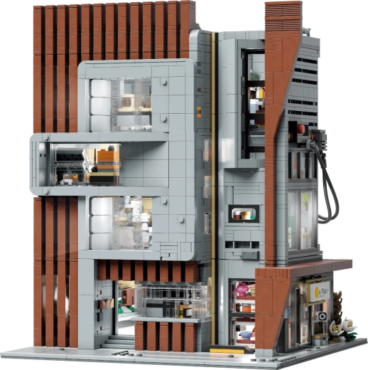 Moderne modulaire architectuur voor verzamelaars