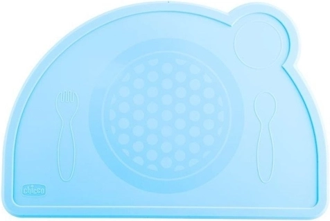 Chicco siliconen placemat blauwgroen 18m+