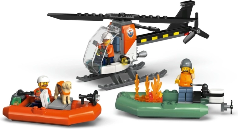 Actiescènes in de lucht en op het water