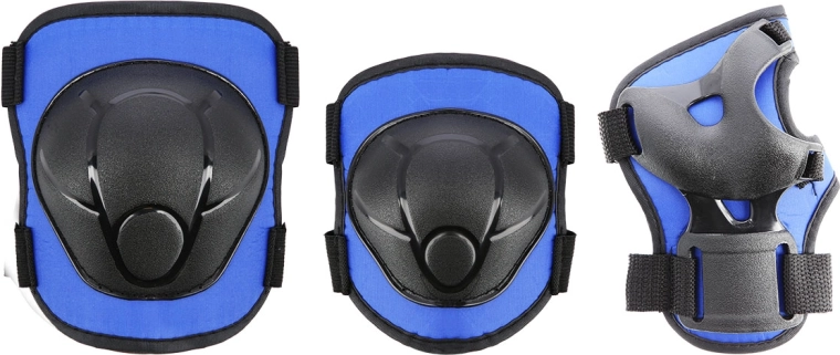 Set beschermers voor skaten NILS EXTREME H110, donkerblauw – M
