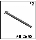Complete voorste cardanas JAMARA - 1 stuk