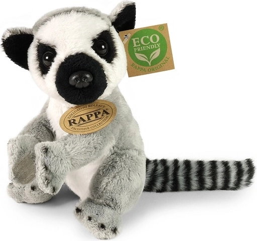 Rappa pluchen zittende maki Eco-Friendly 15 cm