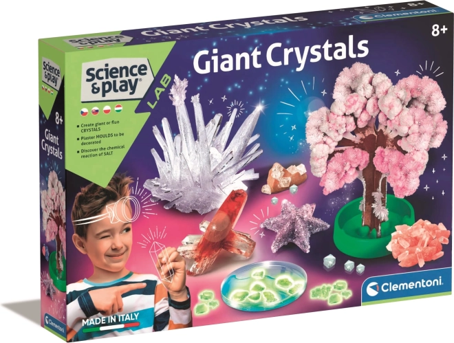 CLEMENTONI Science&Play Laboratorium: Mega lichtgevende kristallen