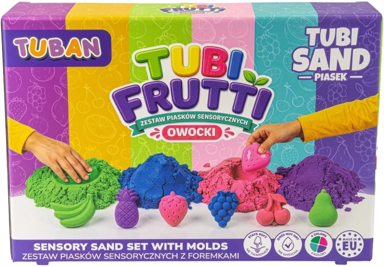 Tubi Frutti set sensorisch zand – fruit