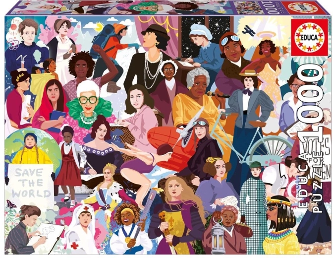 Educa puzzel Iconische vrouwen, 1000 stukjes