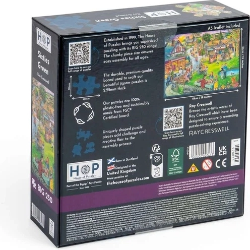 Hoogwaardige afwerking van House of Puzzles