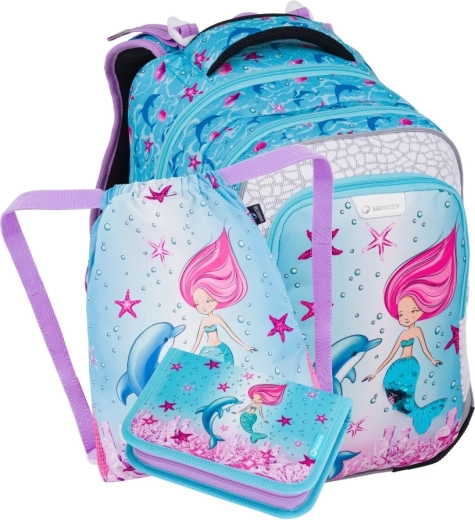 Bagmaster Lumi kleine schoolset voor eersteklassers – zeemeermin