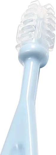 Zachte massage van gevoelig tandvlees