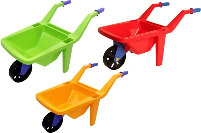 Adriatic kleurrijke rechthoekige kinderkruiwagen van plastic