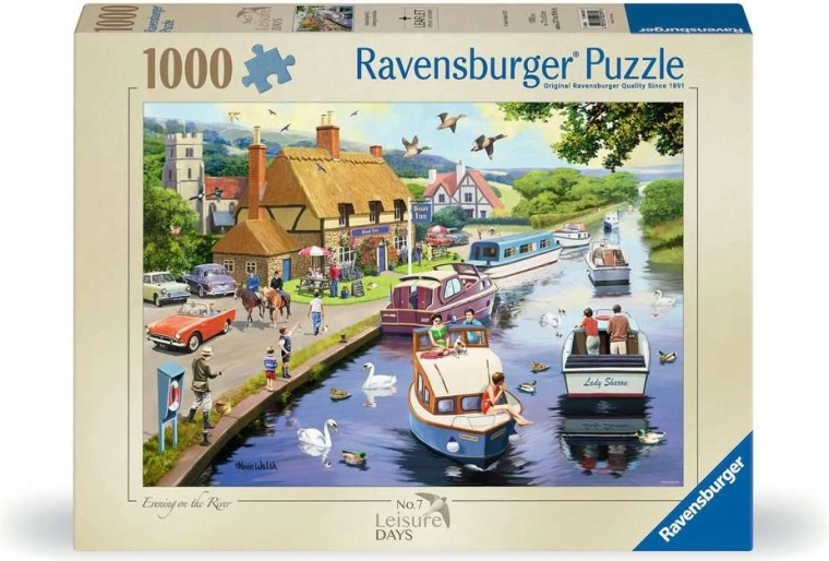 Ravensburger Puzzel Leisure Days nr. 7: Avond aan de rivier, 1000 stukjes
