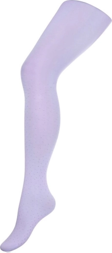 Kinderkatoenen maillot 3D New Baby lichtpaars met stippen