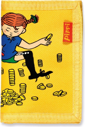 Kinderportemonnee Pippi – geel