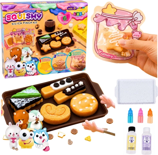Creatieve DIY-set voor het maken van squishy koekjes
