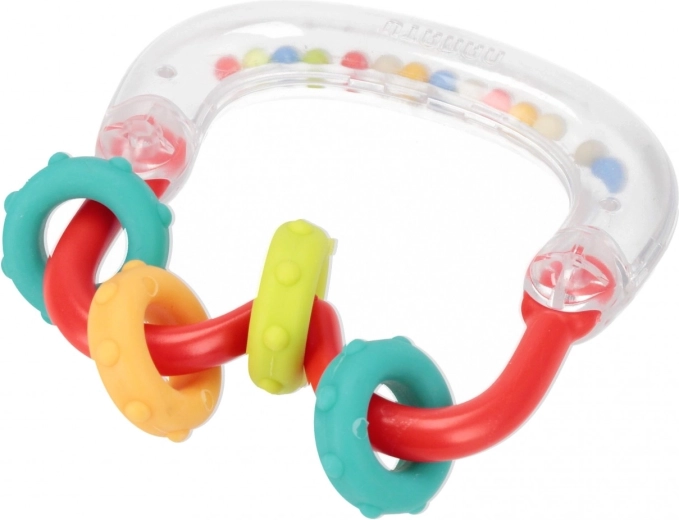 Getextureerde ringetjes om op te bijten en vast te pakken