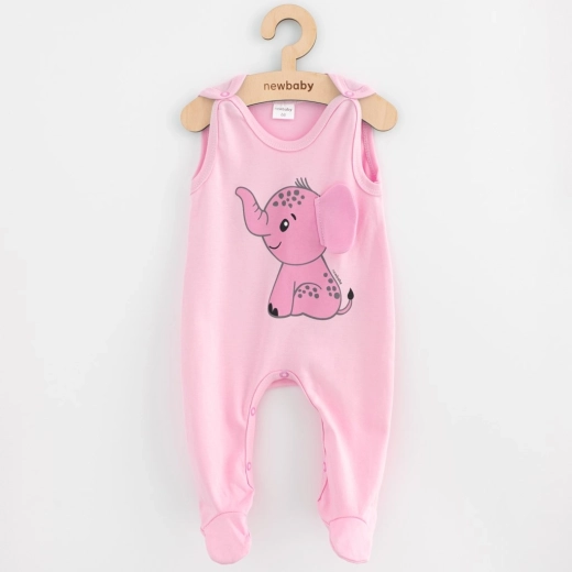 Babykatoenen boxpakje New Baby Happy Elephant roze