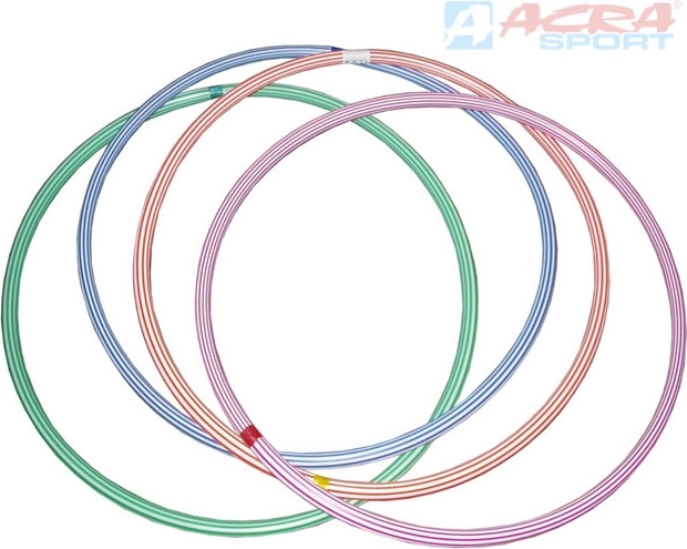 ACRA gymnastiekhoepel hula hoop 60 cm voor kinderen - 1 stuk