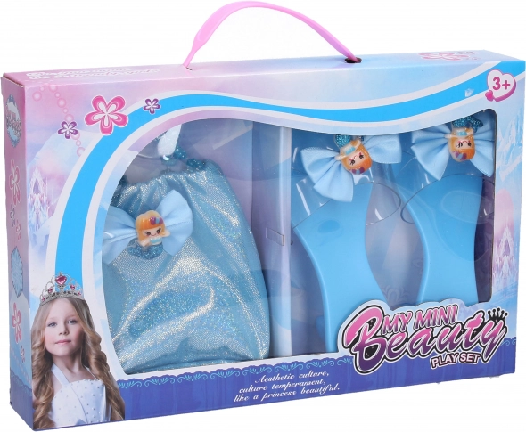Blauwe prinsessenschoentjes
