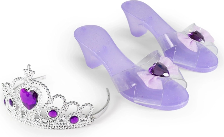 Prinsessenset met paarse schoentjes