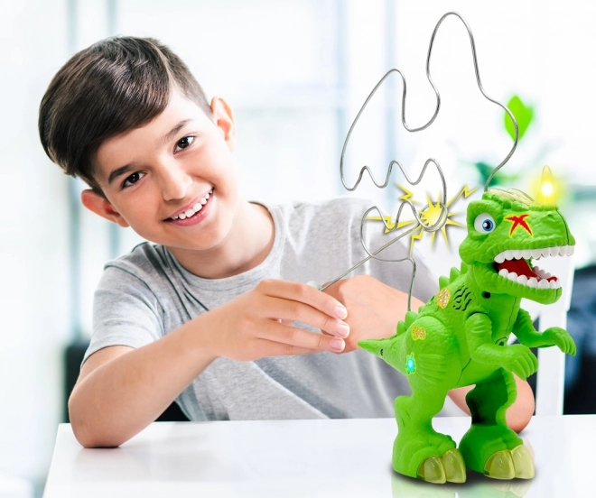 Dino-spel – elektronische doolhof met haakje