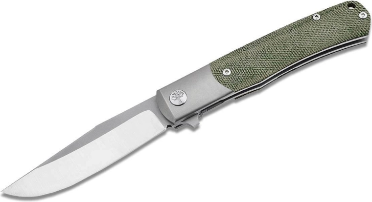 Böker Manufaktur Solingen Trapper TRPPR micarta vouwmes 8,2 cm groen