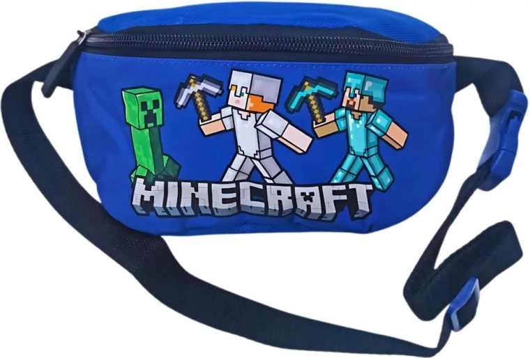 Heuptas Minecraft voor kinderen blauw - 1 stuk