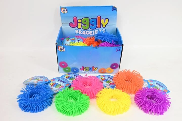 Jiggly elastische sensorische armband met noppen