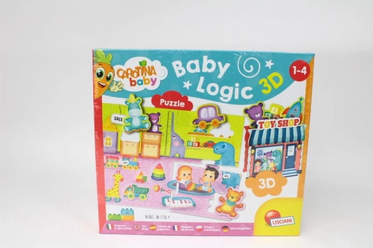 Lisciani Carotina Baby Logic 3D-puzzel voor de allerkleinsten