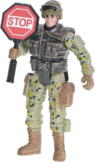 Beweegbare figuur voor actieposes