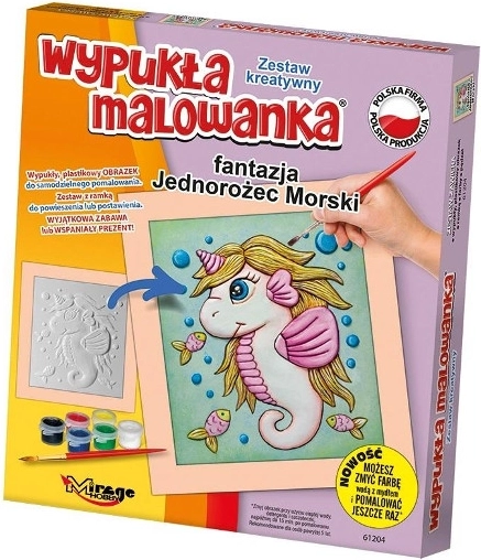 Reliëf schilderen Fantasie – narwal van Mirage Hobby